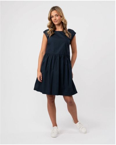Woolrich Popeline Dress - Blue