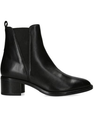 Carvela Kurt Geiger Leather Spectate Chelsea Boots - Black