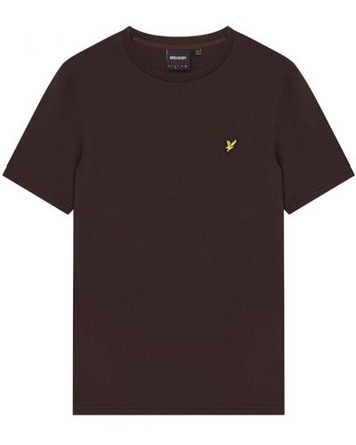 Lyle & Scott Plain T-Shirt - Brown