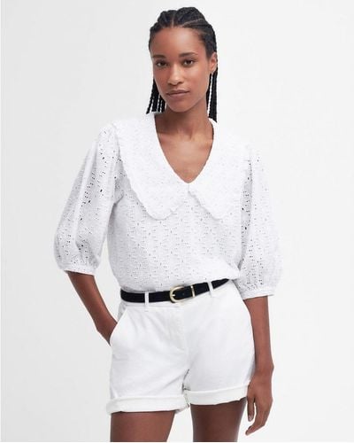Barbour Kelley Top - White