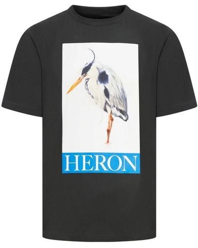 Heron Preston Bird Painted Print T-shirt - Black