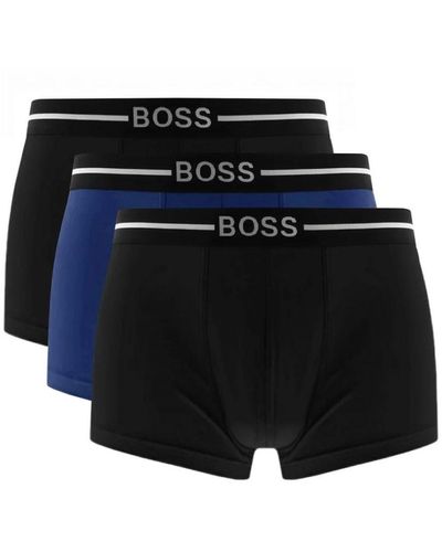 BOSS Cotton 3 Pack Underwear - Black