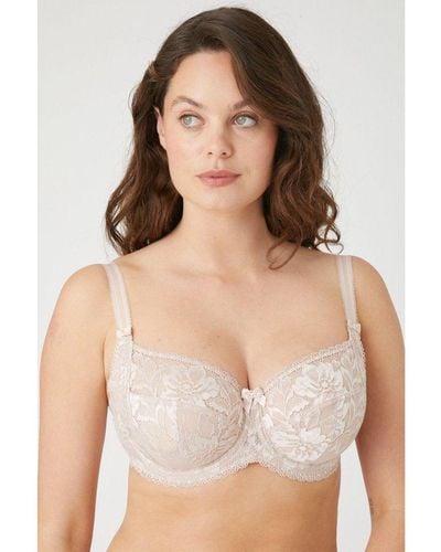 Gorgeous Dd+ Charlotte Lace Non-Padded Bra - Natural