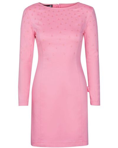 Love Moschino Liefdevolle Moschino-jurk - Roze