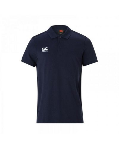 Canterbury Waimak Polo Shirt (marine) - Blauw