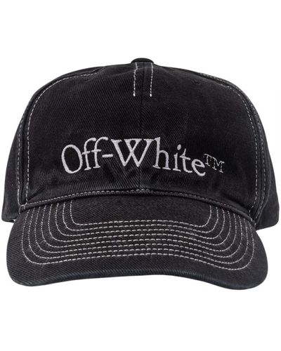Off-White c/o Virgil Abloh Bookish Ow Black Baseball Cap - Zwart