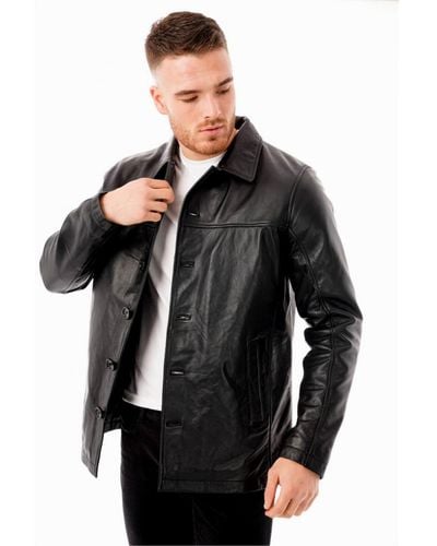 Barneys men's hotsell leather jacket uk