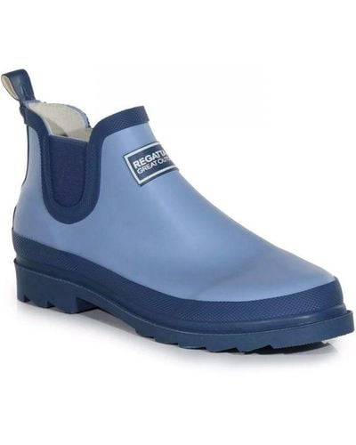 Regatta Ladies Harper Wellington Boots (Slate/Ice) - Blue