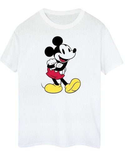 Disney Classic Mickey Mouse Cotton T-Shirt () - White