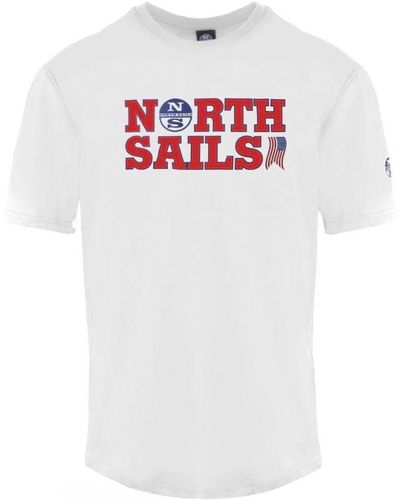 North Sails Wit T-shirt Van Vs