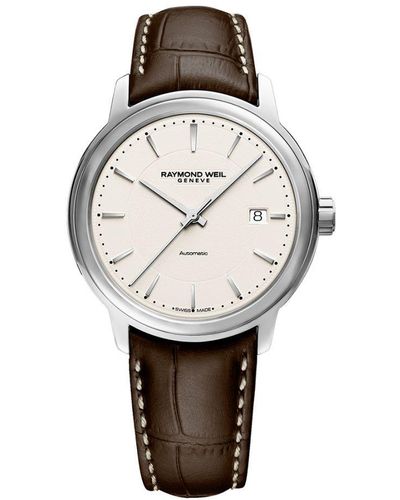 Raymond Weil Maestro Watch 2237-Stc-65011 Leather (Archived) - Grey