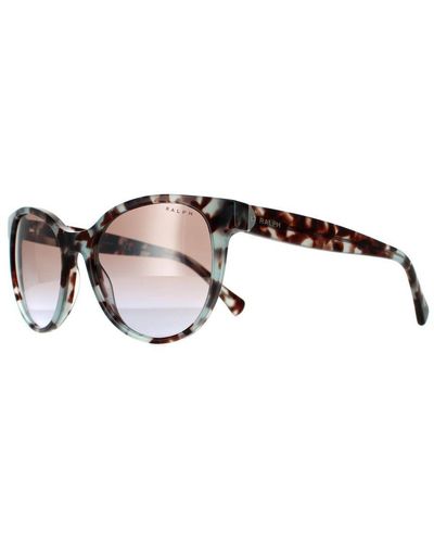 Ralph Lauren By Butterfly Tortoise Gradient Mirror Sunglasses - Brown
