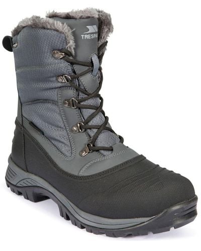 Trespass Negev Ii Leather Snow Boots - Black