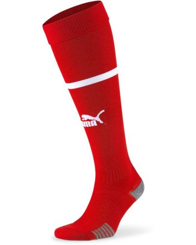 PUMA Switzerland Football Banded Replica Socks - Red