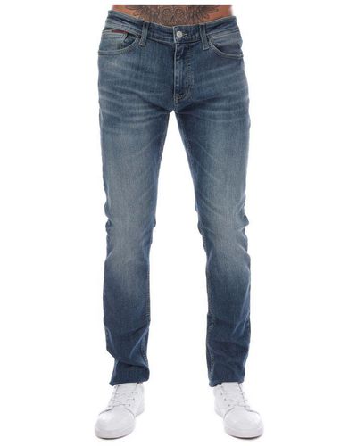 Tommy Hilfiger Austin Slimfit Taps Toelopende Jeans Voor , Denim - Blauw