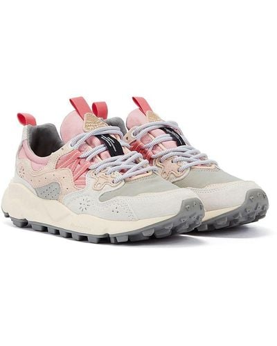 Flower Mountain Yamano 3 Pink/grey Trainers Suede