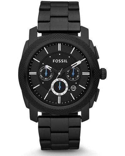 Fossil Machine Watch Fs4552 Stainless Steel - Black