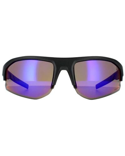 Bollé Sport Titanium Matte Volt+Ultraviolet Polarized Sunglasses - Blue