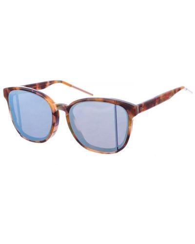 Dior Step Oval-Shaped Acetate Sunglasses - Blue