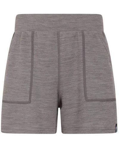 Mountain Warehouse Ladies Merino Wool Sweat Shorts () - Grey