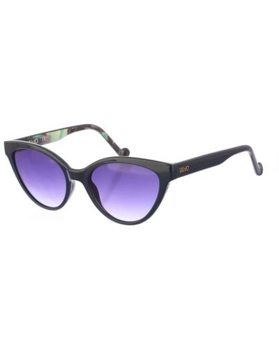 Liu Jo Butterfly-Shaped Acetate Sunglasses Lj745S - Purple