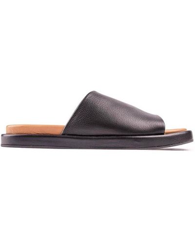 Sole Nya Slide Sandals - Brown