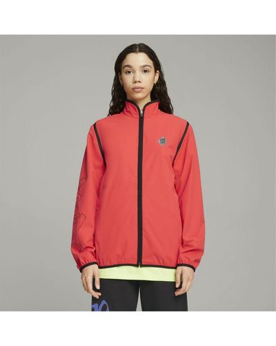 PUMA X Perks And Mini Zip-Off Jacket - Red