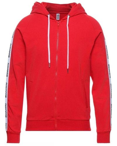 Moschino zip hoodie cheap