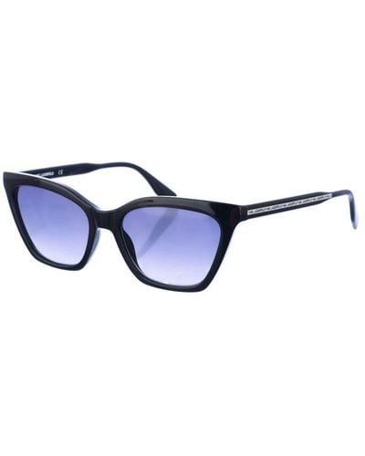 Karl Lagerfeld Vlindervormige Acetaat Zonnebril Kl6061s - Blauw