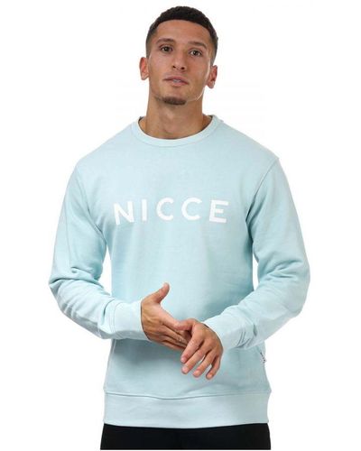 Nicce London Original Sweatshirt Met Logo Voor , Lichtblauw