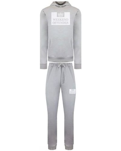 Weekend Offender Sublime Tracksuit Cotton - Grey