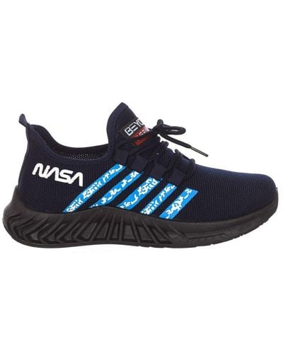 NASA Csk2050 High Style Lace-Up Sports Shoes - Blue