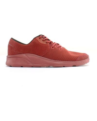 Supra Noiz Cayenne Textile Lace Up Trainers 08131 658 - Red