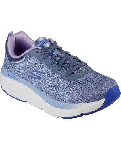 Skechers Max Cushioning Delta Lace Up Trainers - Blue