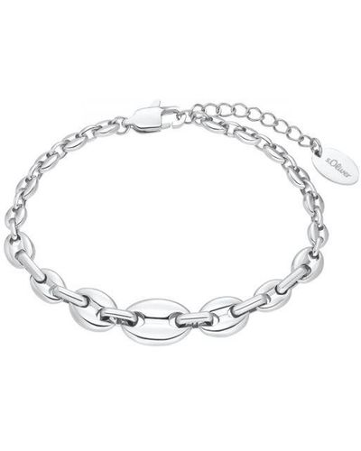 S.oliver Bracelet For Ladies, Stainless Steel - White