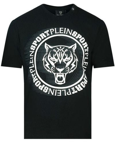Philipp Plein Scribble Layer Logo Zwart T-shirt
