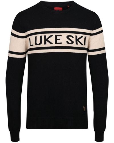 Luke 1977 Ruka Knitted Jumper Black
