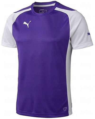 PUMA Short Sleeve Round Neck T-Shirt 701906 10 - Purple