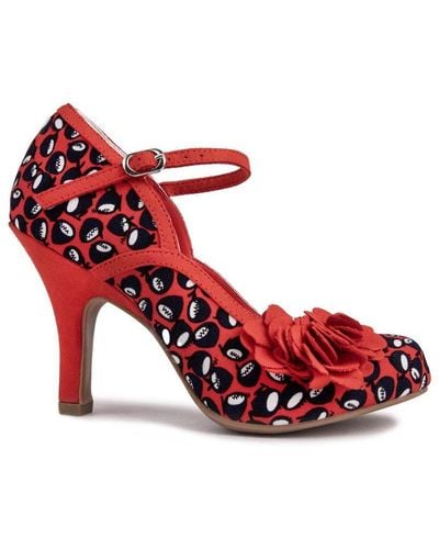 Ruby Shoo Danica Shoes Textile - Red