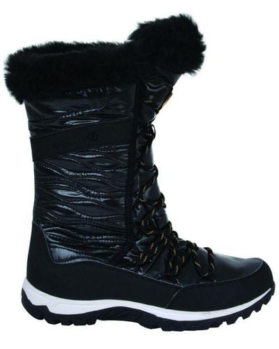 Dare 2b Kardrona Ii Faux Fur Trim Snow Boots () - Black
