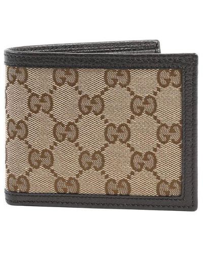 Gucci Fabric And Leather Wallet - Multicolour