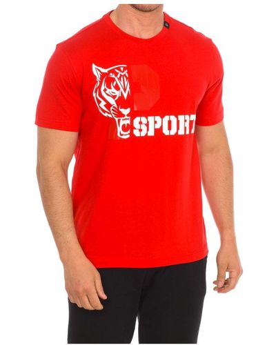 Philipp Plein Tips410 Short Sleeve T-shirt - Red