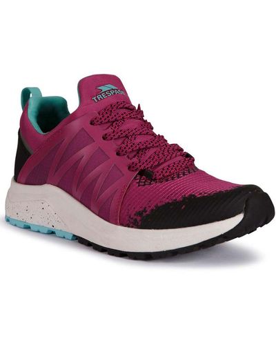 Trespass Morven Active Lightweight Trainers Shoes - Purple