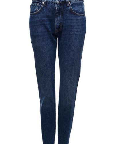 Superdry High Rise Rechte Jeans - Blauw