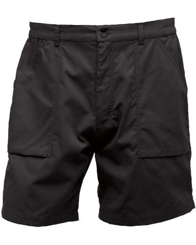 Regatta Professional Action Polycotton Workwear Walking Shorts - Black