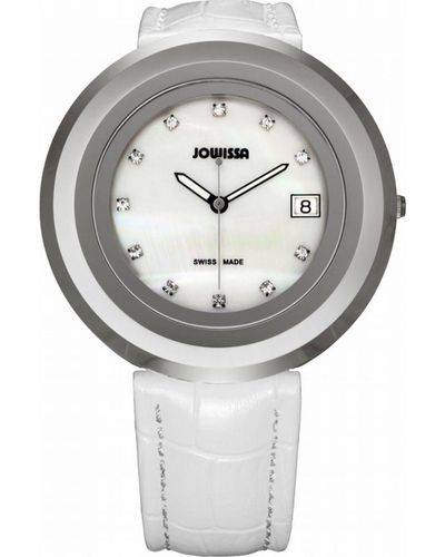 JOWISSA Cyclon 'Smother Of Pearl Watch - Grey