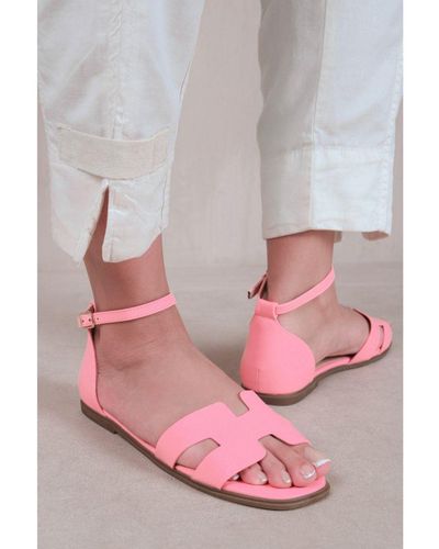 Where's That From 'Rome' Cut Out Strap - Pink