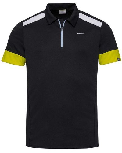 Head Tennis Black Polo Shirt