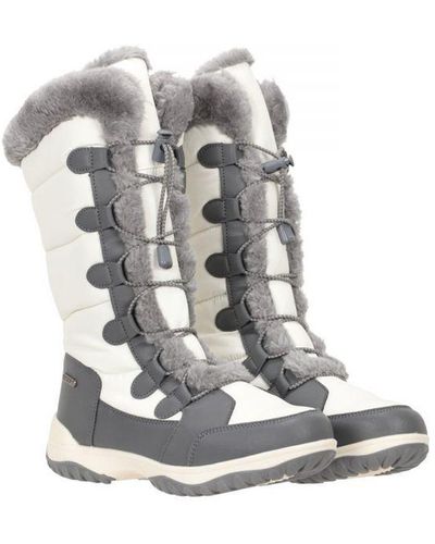 Mountain Warehouse Snowflake Extreme Long Snow Boots - White