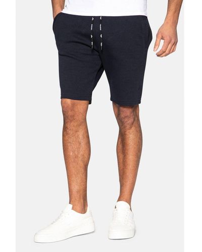 Threadbare Cotton Blend 'pique' Shorts - Blue